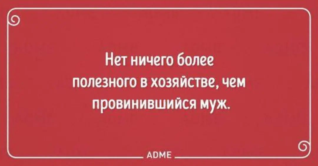 Нет ничего более полезного в хозяйстве чеи провинившийся муж