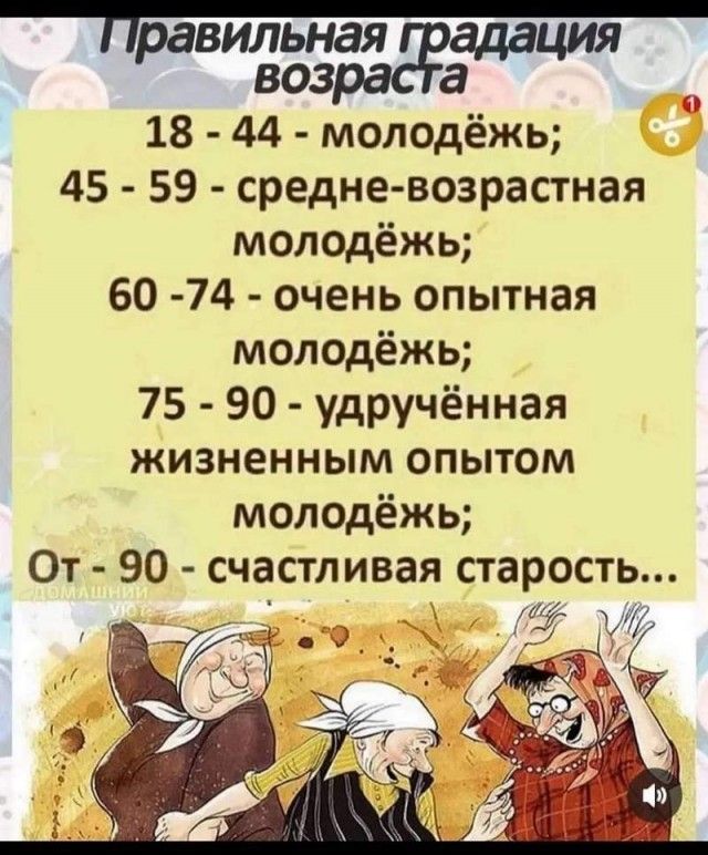 Р Равильнішргдация 803 18 44 молодёжь 45 59 средневозрастная молодёжь 60 74 очень опытная молодёжь 75 90 удручённая жизненным опытом молодёжь