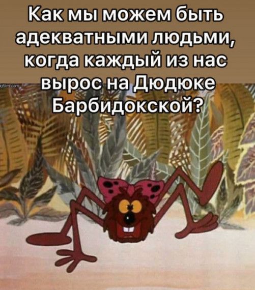 Какмы можем быть адекватнымилюдьми копдакаждый из нас вырос на дюдюке