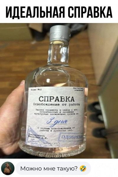 ИДЕАЛЬНАЯ СПРАВКА К