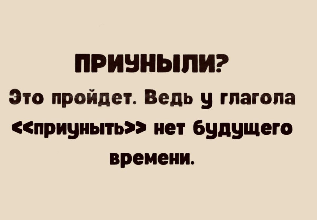ПРИУНЫЛИ? Это пройдет. Ведь у глагола «прийныть» нет будущего времени.