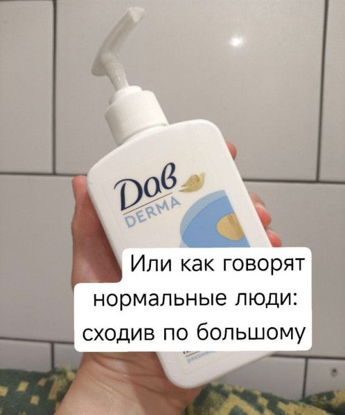 Или как говорят нормальные люди: сходив по большому