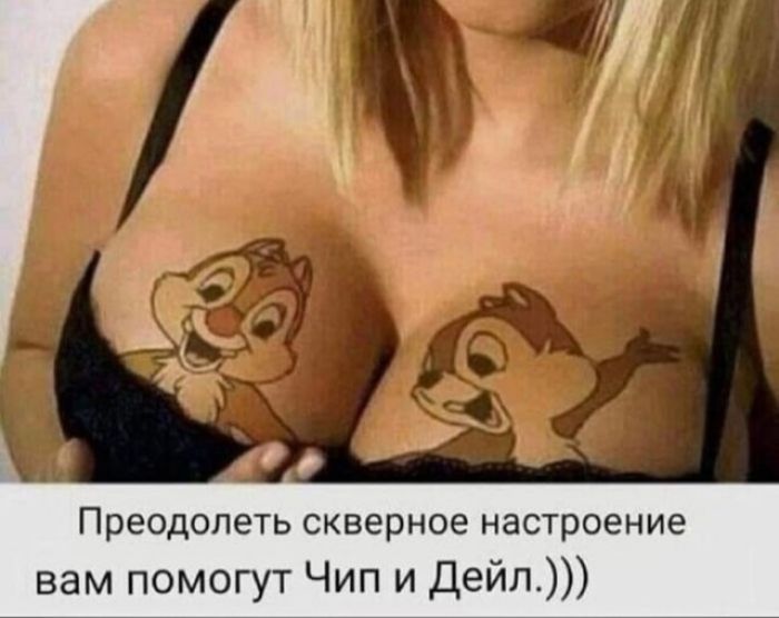 Преодолеть скверное настроение вам помогут Чип и Дейл.)))