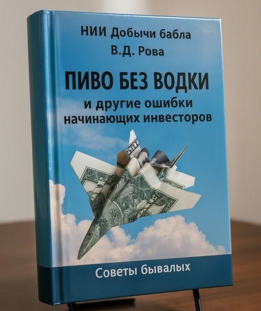 НИИ Добычи бабла В.Д. Рова ПИВО БЕЗ ВОДКИ и другие ошибки начинающих инвесторов Советы бывалых