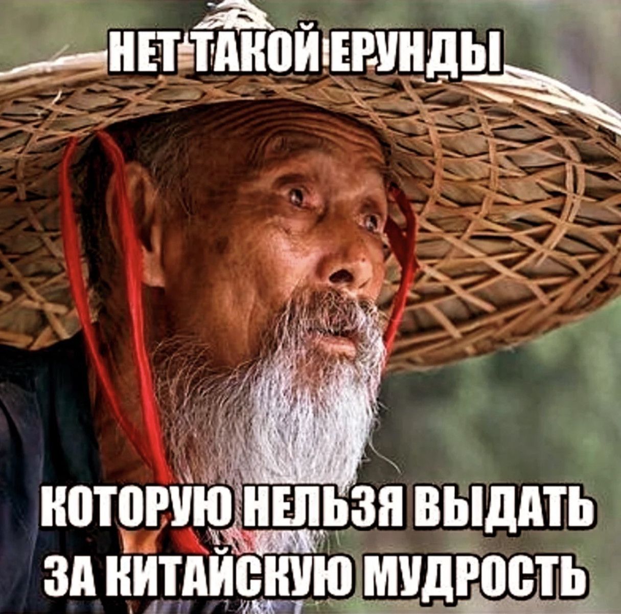 НЕТ ТАКОЙ ЕРУНДЫ КОТОРУЮ НЕЛЬЗЯ ВЫДАТЬ ЗА КИТАЙСКУЮ МУДРОСТЬ