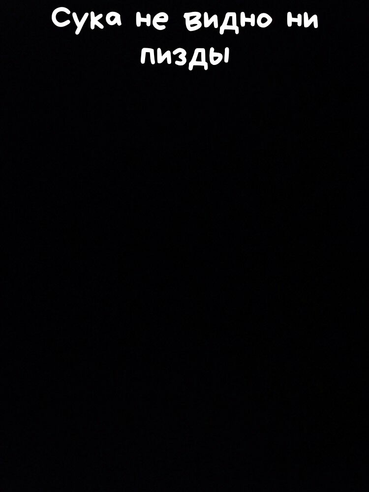 Сука не видно ни пизды