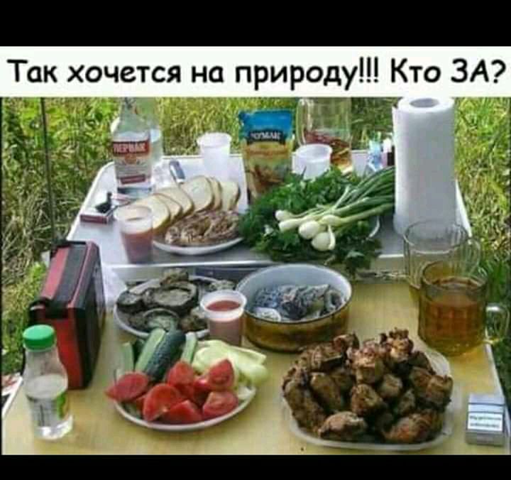 Так хочется на природу Кто ЗА