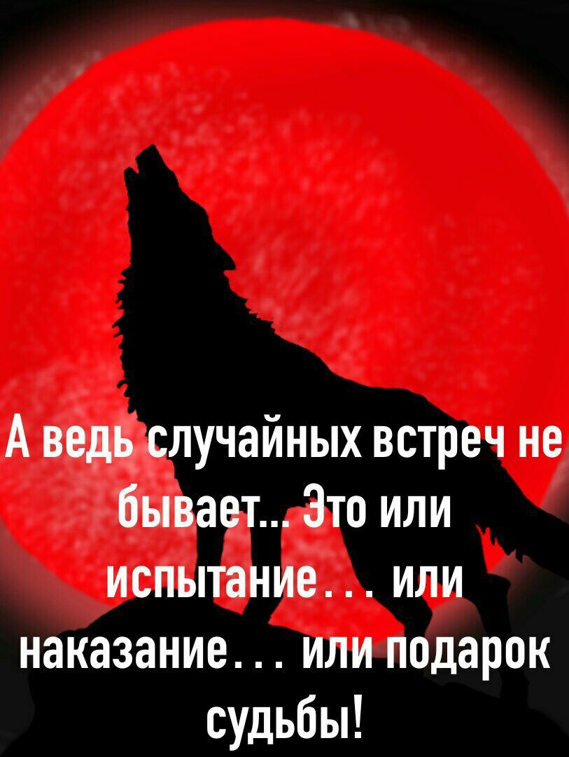 А ведь случайных встреч не бывает Это или испытание или наказание или подарок судьбы