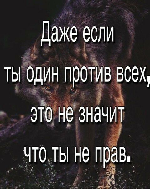 даже если ты один против всех эТэне знач