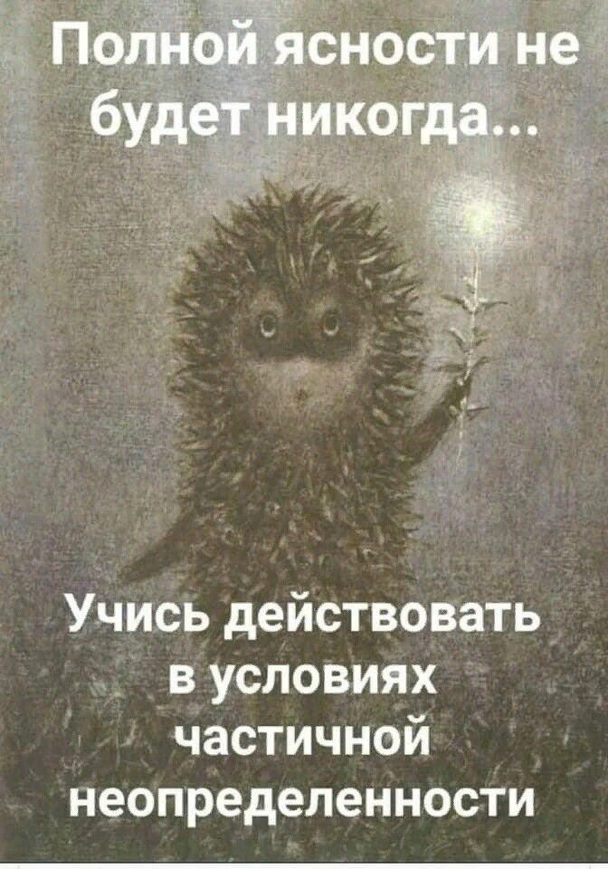 Учись действовать вусловиях частичной неопределенности