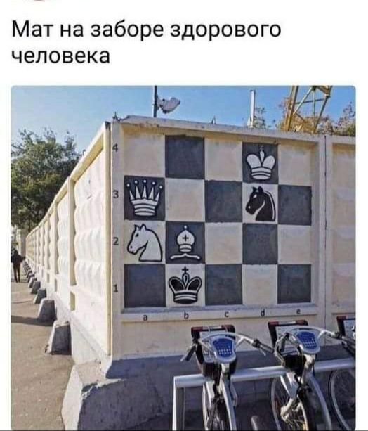 Мат на заборе здорового человека