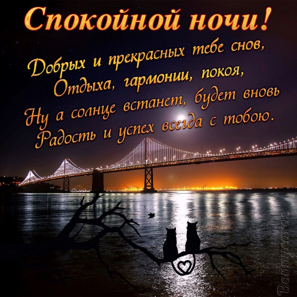 Спокойной ночи