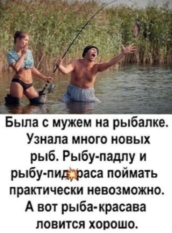 Была с мужем на рыбалке Узнала много новых рыб Рыбу падпу и рыбу пидфаса поймать практически невозможно А вот рыба красава ловится хорошо