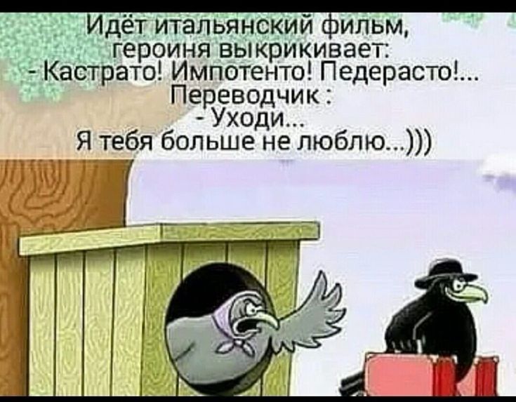 Идёт итальянский ильм _ героиня выкрикивает Кастрато Импотенто Педерасто Переводчик Уходи Я тебя больше не люблю
