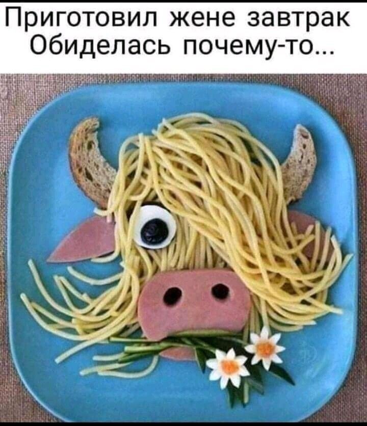 Приготовил жене завтрак обиделась почему то
