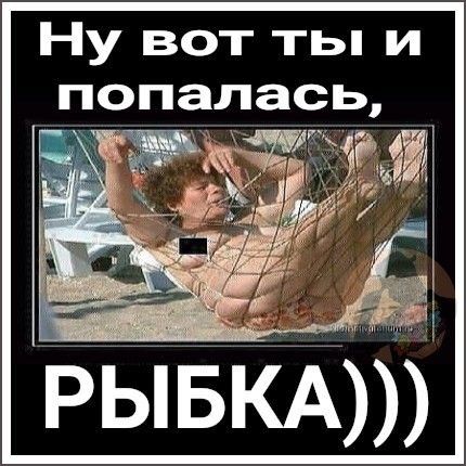 Ну вот ты и попалась
