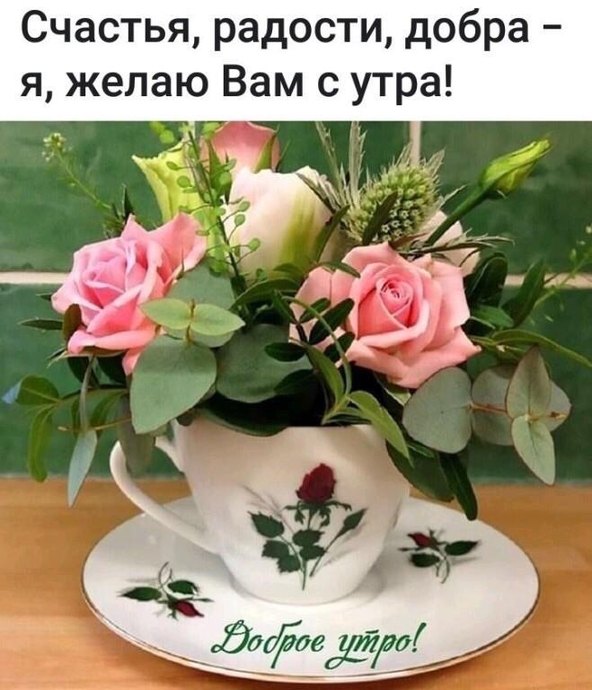 Счастья радости добра я желаю Вам с утра