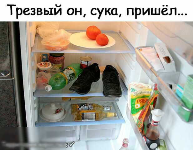 Трезвый он сука пришёл