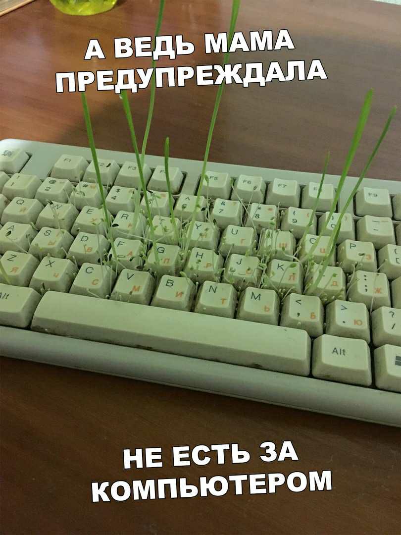 не есть ЗА компьютером