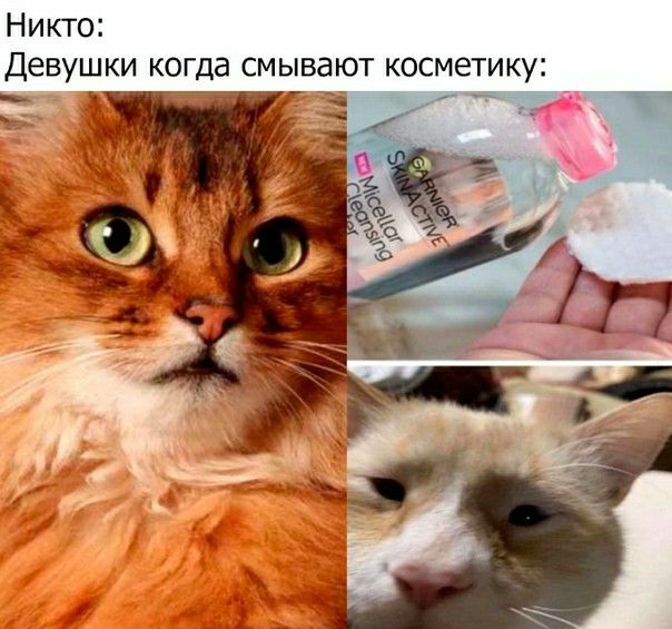 Никто Девушки КОГДа СМЫВдЮТ КОСМЭТИКУ 1 Ч т