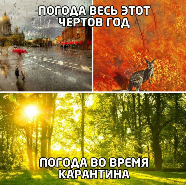 ПОГОДА ВО ВРЕМЯ КАРАНТИНА