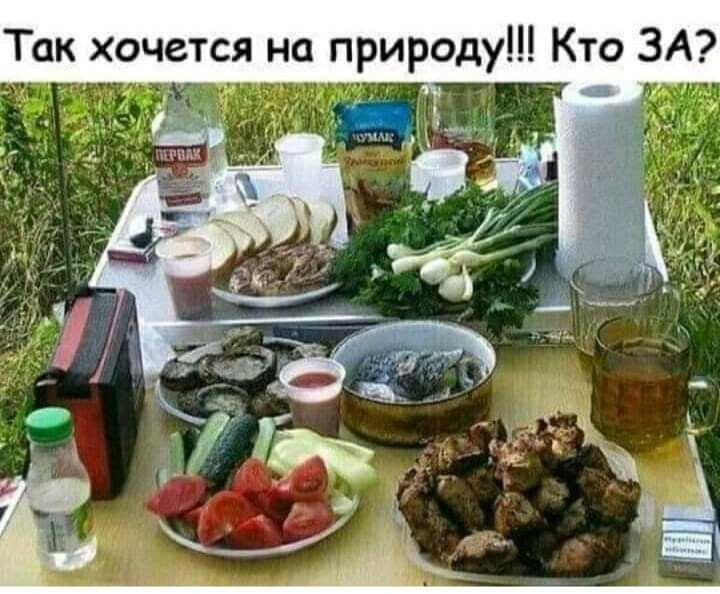 Так хочется на природу Кто ЗА