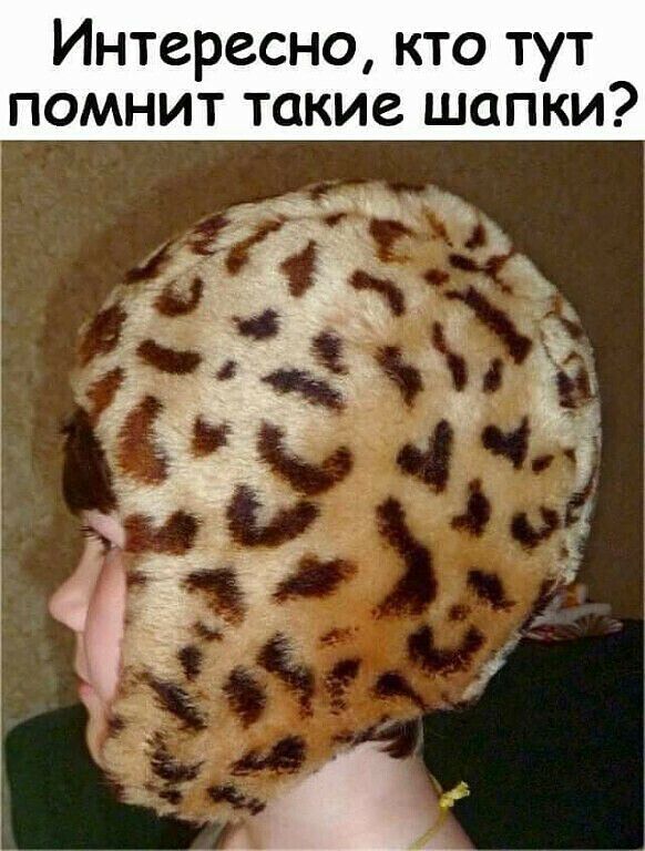 Интересно кто тут помнит такие шапки