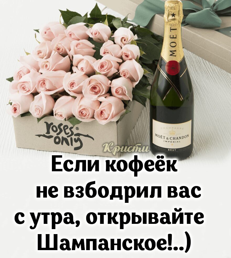 ЁЗМЭ Еёі1йофеёк не взбодрип вас с утра открывайте Шампанское