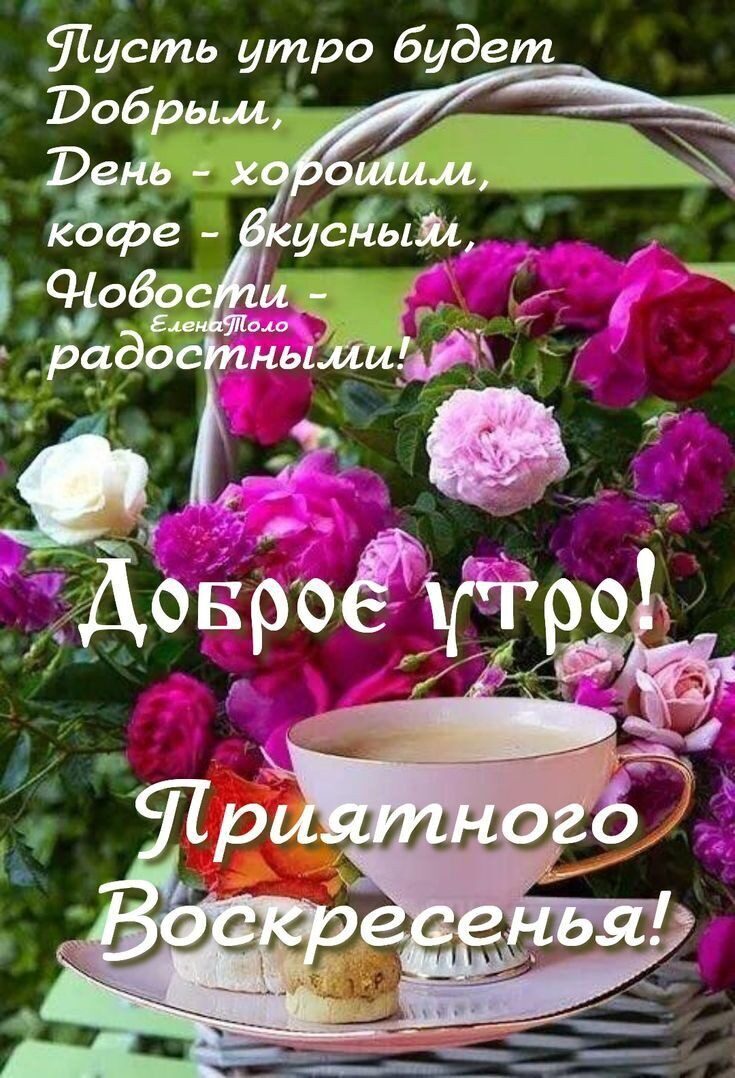 тусть утро будет Робрым ЕЁ