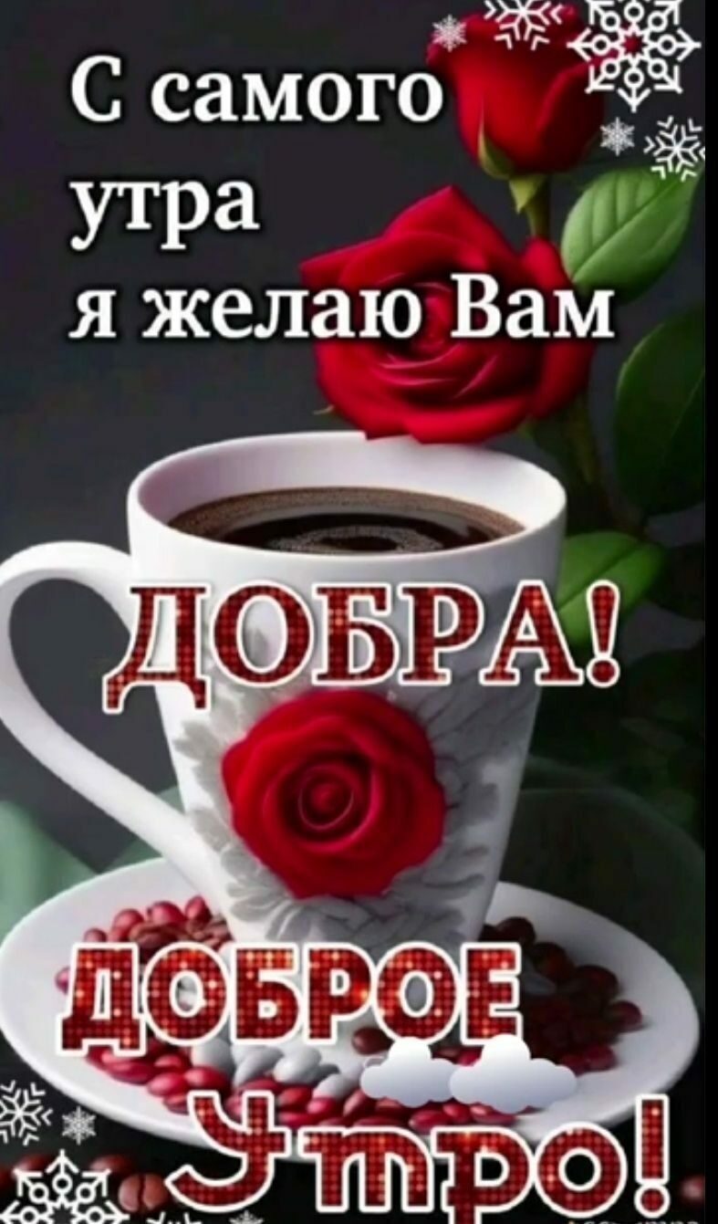 Ссамого утра 1 я желаю Вам