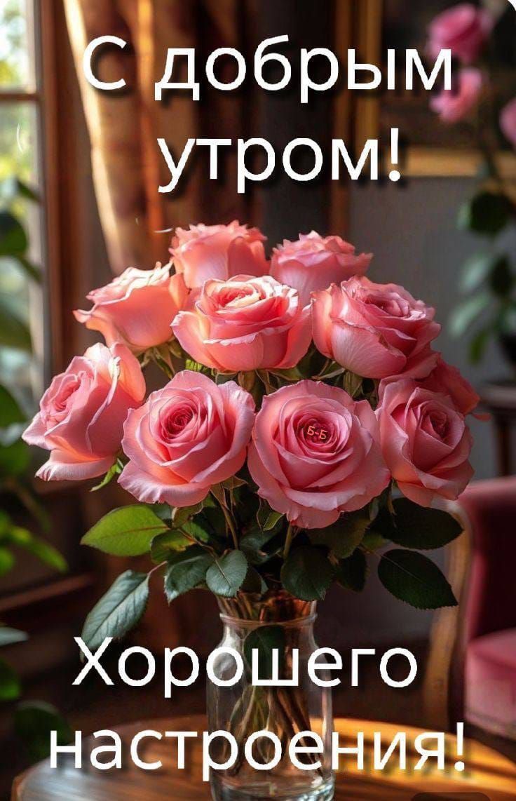 С добрым утром! Хорошего настроения!