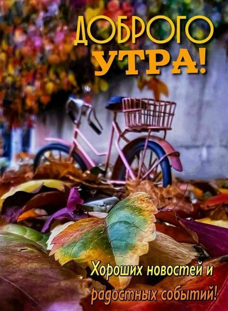 ДОБРОГО УТРА!
Хороших новостей и радостных событий!