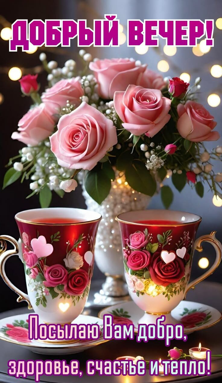 Добрый вечер! Посылаю Вам добро, здоровье, счастье и тепло!