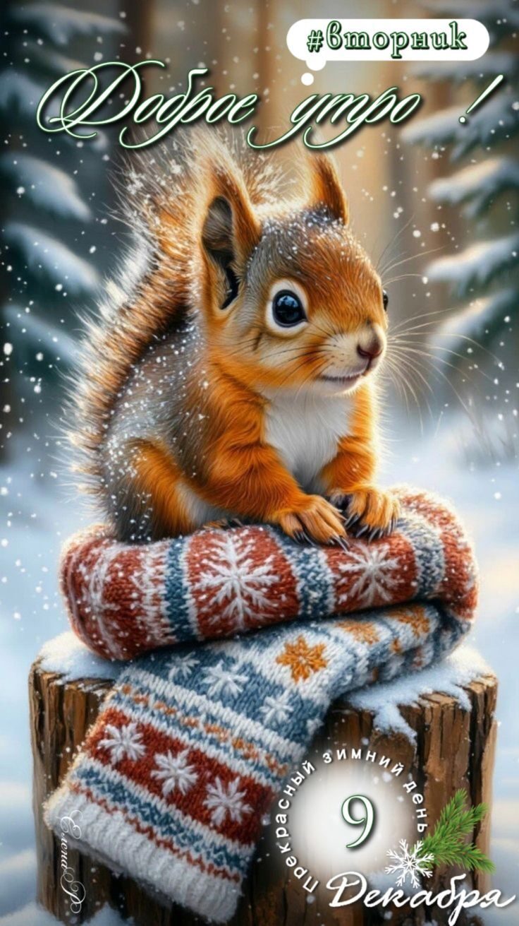 Доброе утро! #Вторник 9 Декабря