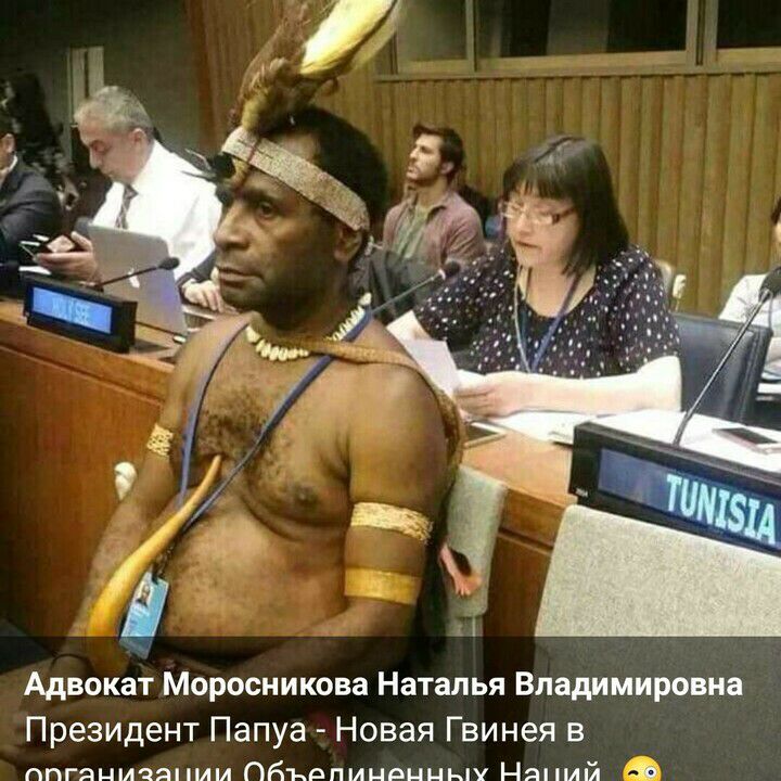 Адвокат Моросникова Наталья Владимировна Президент Папуа Новая Гвинея в ппгяцмаднмм Пбъдпмндцныу Наций