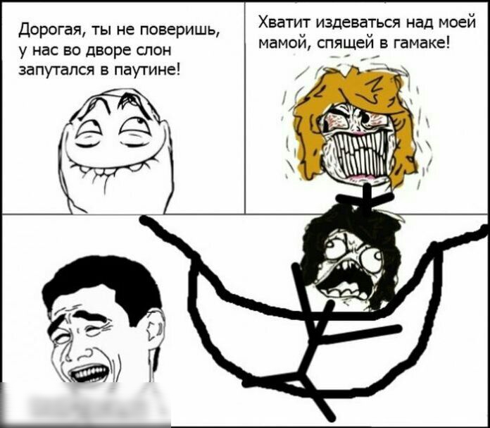 ДОРОГЗЯ ТЫ не ПОВЕРИШЬ у нас во дворе спон запутался в паутине Хватит издеваться над моей мамой спящей в гамаке іх 555 ди