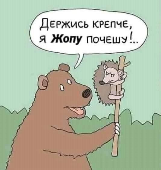 Держись крепче я Жопу Почешу