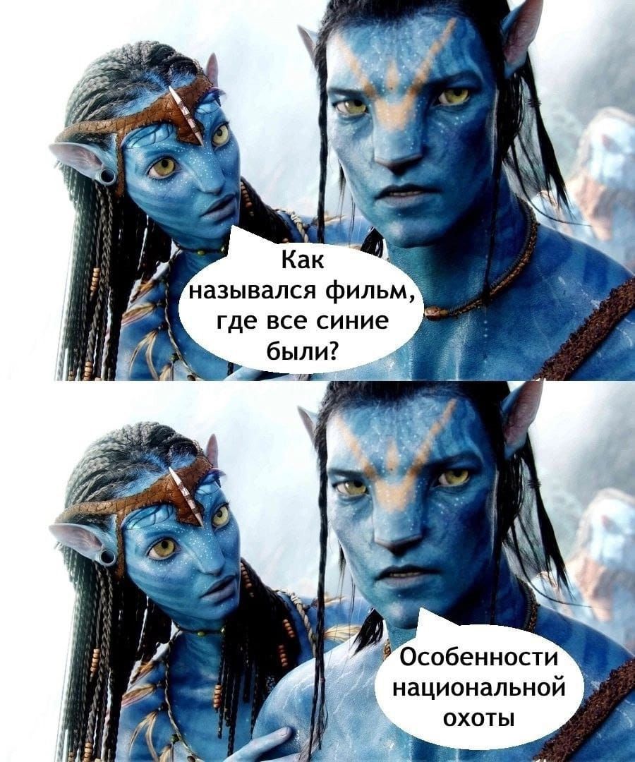 Как назывался фильм, где все синие были? Особенности национальной охоты