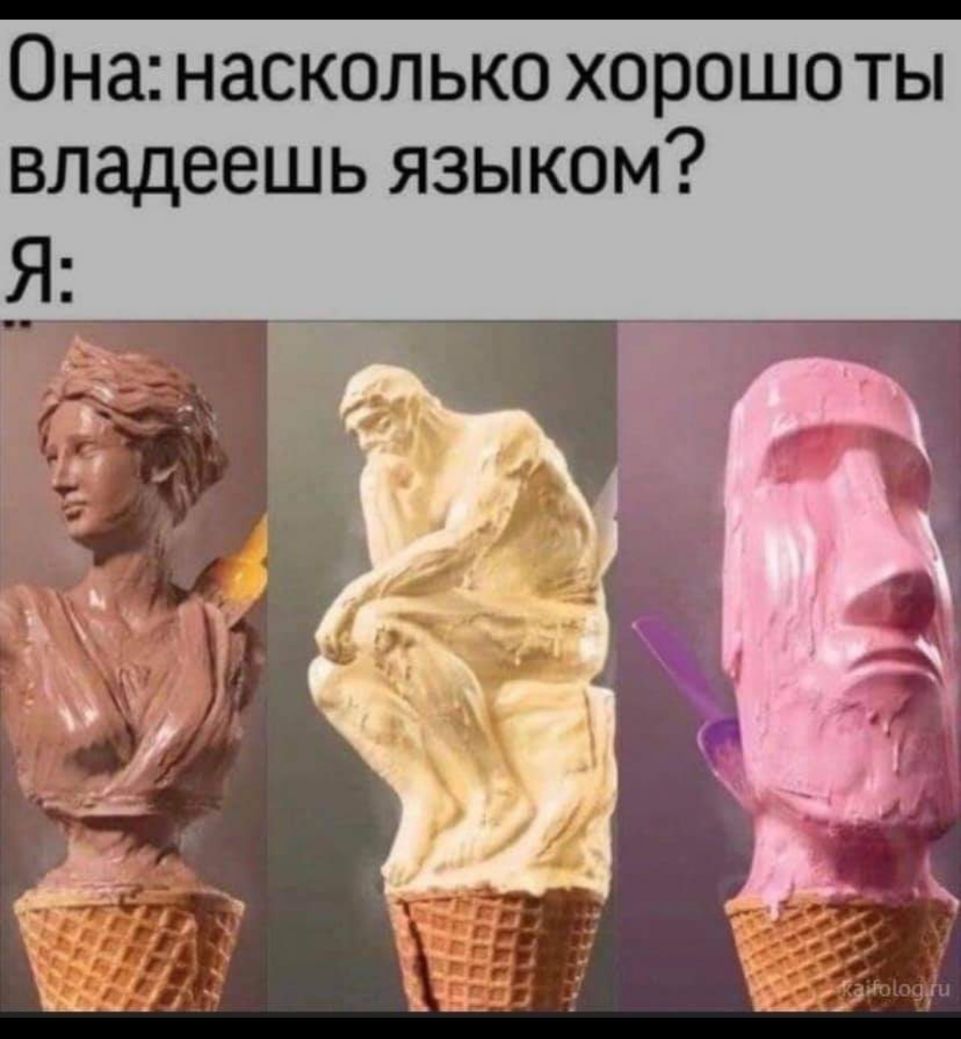Она насколько хорошо ты владеешь языком