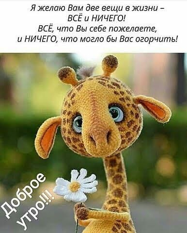 Я желаю Вам две вещи в жизни всЁ и НИЧЕГО ВСЁ что Вы себе пожелаете и НИЧЕГО что могла бы Вис огорчить