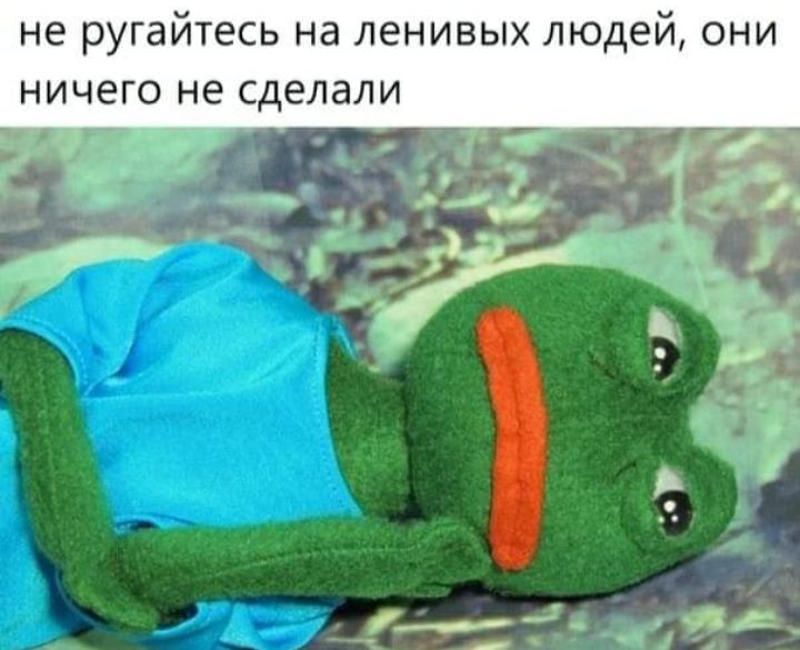 не ругайтесь на ленивых людей они ничего не сделали