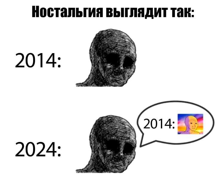 Ностальгия выглядит так 2014 2024