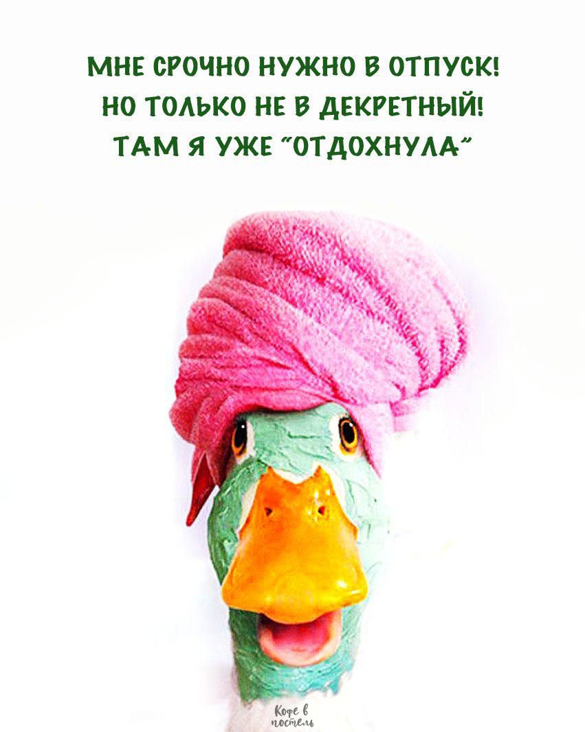 МНЕ СРОЧНО НУЖНО В ОТПУСК НО ТОЛЬКО НЕ В ДЕКРЕТНЫЙ ТАМ Я УЖЕ ОТДОХНУЛА