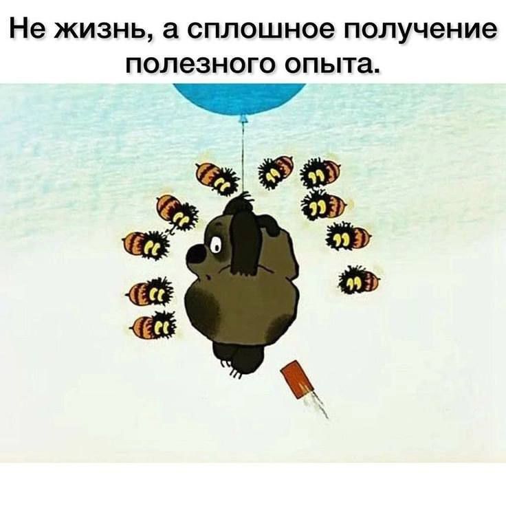 Не жизнь а сплошное получение полезного опыта а ае ЁЁ ё К ъ