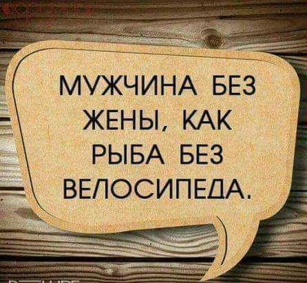 ЖЕНЫ КАК РЫБА БЕЗ ДА
