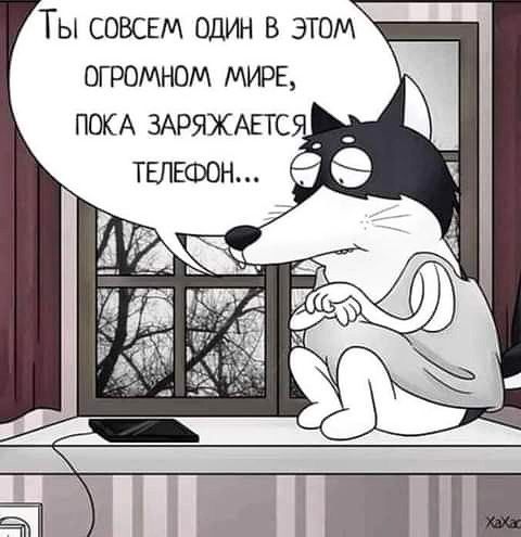 Ты совсем один в этом огромном МИРЕ ПОКА ЗАРЯЖАЕГСЯ