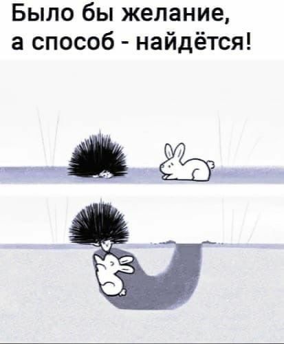Было бы желание а способ найдётся и