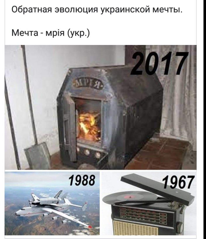 Обратная эволюция украинской мечты Мечта мрія укр