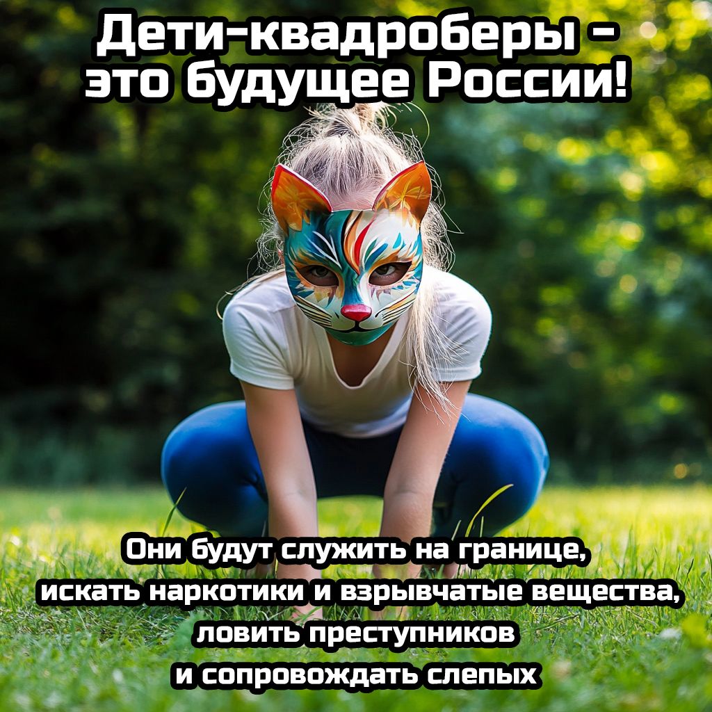 ы Дети квадроберы это 6 ее России ууа Росся Уповить преступников и сопровождать слепых