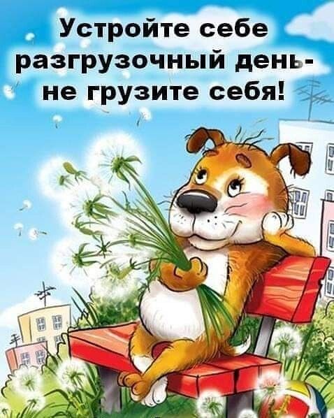 Устройте себе разгрузочный день не грузите себя А